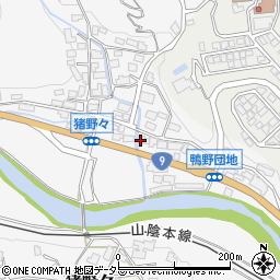 京都府福知山市猪野々393周辺の地図