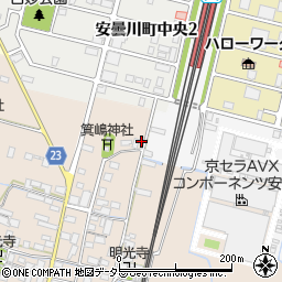 滋賀県高島市安曇川町三尾里569周辺の地図