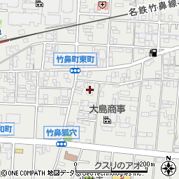 岐阜県羽島市竹鼻町狐穴1340周辺の地図