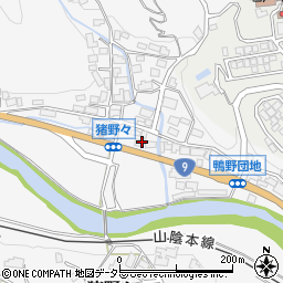 京都府福知山市猪野々395周辺の地図