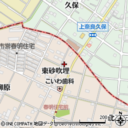 愛知県一宮市春明東砂吹埋38周辺の地図