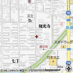 愛知県一宮市奥町剱光寺周辺の地図