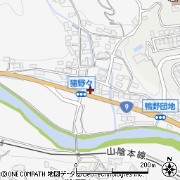 京都府福知山市猪野々412周辺の地図