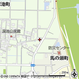 岐阜県大垣市深池町989-3周辺の地図