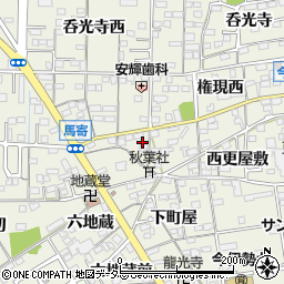 愛知県一宮市今伊勢町馬寄上町屋周辺の地図