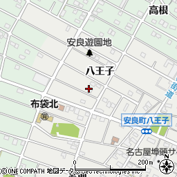 愛知県江南市安良町八王子95周辺の地図