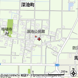 岐阜県大垣市深池町916-1周辺の地図