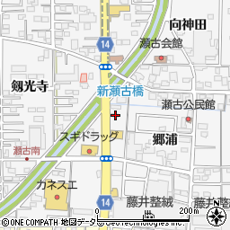 愛知県一宮市奥町田畑39周辺の地図