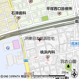 神奈川県平塚市桃浜町7周辺の地図