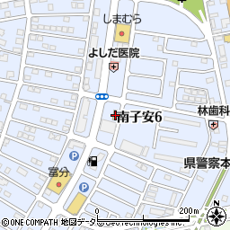 セブンイレブン君津南子安６丁目店周辺の地図