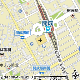 スルガ銀行マックスバリュ開成駅前 ＡＴＭ周辺の地図