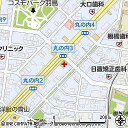 岐阜県羽島市竹鼻町丸の内3丁目周辺の地図