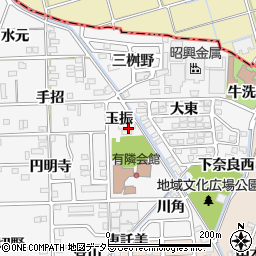 愛知県一宮市時之島玉振周辺の地図