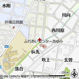 愛知県一宮市時之島（西川原）周辺の地図