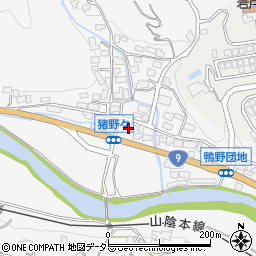 京都府福知山市猪野々459周辺の地図
