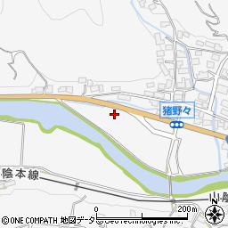 京都府福知山市猪野々440周辺の地図