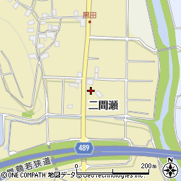 京都府綾部市小西町二間瀬13周辺の地図