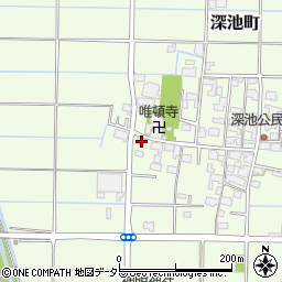 岐阜県大垣市深池町720周辺の地図