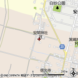 滋賀県高島市安曇川町三尾里357周辺の地図