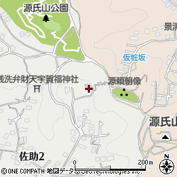 神奈川県鎌倉市佐助2丁目17-8周辺の地図