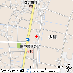 岐阜県羽島市正木町大浦31周辺の地図