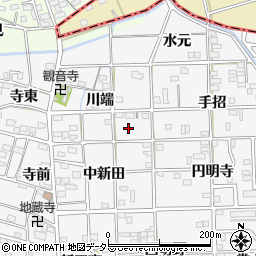 愛知県一宮市時之島川端66周辺の地図