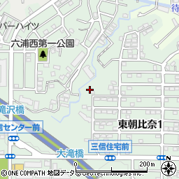 神奈川県横浜市金沢区東朝比奈周辺の地図