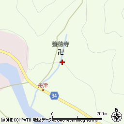 京都府南丹市美山町鶴ケ岡谷ノ下周辺の地図