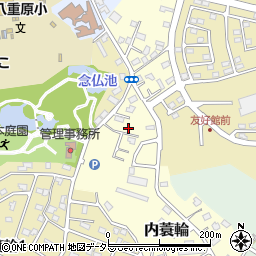 千葉県君津市内蓑輪107-3周辺の地図