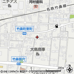 岐阜県羽島市竹鼻町狐穴1348-8周辺の地図