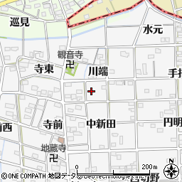愛知県一宮市時之島川端59周辺の地図