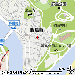 神奈川県横浜市金沢区野島町周辺の地図