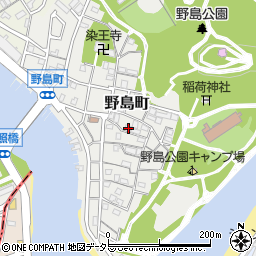 神奈川県横浜市金沢区野島町周辺の地図