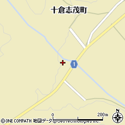 京都府綾部市十倉志茂町（肘谷）周辺の地図