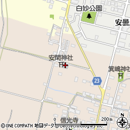 滋賀県高島市安曇川町三尾里3621周辺の地図