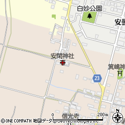 滋賀県高島市安曇川町三尾里361周辺の地図