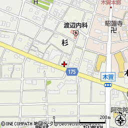 愛知県江南市木賀町杉137周辺の地図