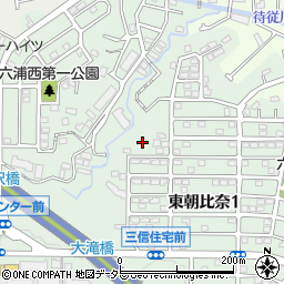 神奈川県横浜市金沢区東朝比奈1丁目15周辺の地図