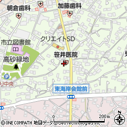笹井医院周辺の地図