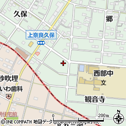 愛知県江南市上奈良町観音寺12周辺の地図