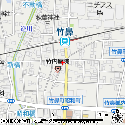 岐阜県羽島市竹鼻町狐穴3294-3周辺の地図