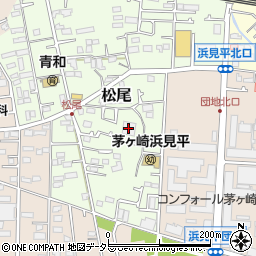 神奈川県茅ヶ崎市松尾6-72周辺の地図
