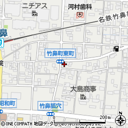 岐阜県羽島市竹鼻町狐穴1341周辺の地図