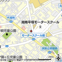神奈川県平塚市代官町23-15周辺の地図