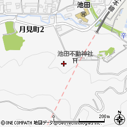 岐阜県多治見市月見町周辺の地図