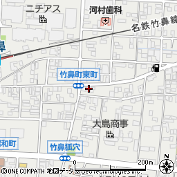 岐阜県羽島市竹鼻町狐穴1344周辺の地図