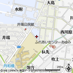 愛知県一宮市浅井町西浅井南山30周辺の地図