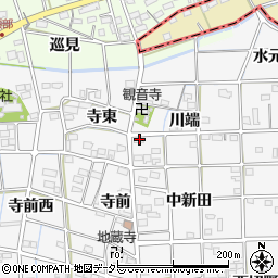 愛知県一宮市時之島川端54周辺の地図