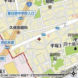 カンパーニュ平塚店周辺の地図
