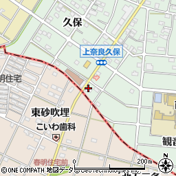 愛知県江南市上奈良町観音寺23周辺の地図